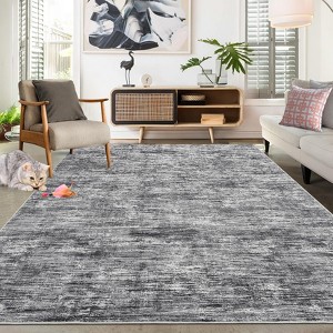 Washable Rugs Area Rug for Bedroom Modern Non Slip Throw Rugs Large Living Room Rug Low Pile - 1 of 4