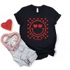 Simply Sage Market S.W.Smiley Smiley Face Hearts Short Sleeve Tee - 3 of 4