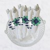 Big Dot of Happiness Par-Tee Time - Golf - Birthday or Retirement Party Paper Napkin Holder - Napkin Rings - Set of 24 - 3 of 4