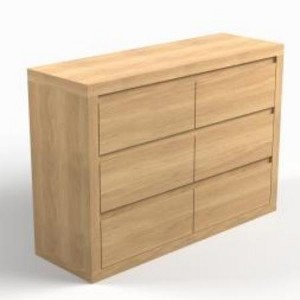 6-Drawer Dresser: Spacious Chest of Drawers – Sleek Organizer for Bedroom/Living Room, Ideal for Clothing & Daily Essentials - 1 of 1