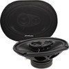 PowerBass Two Pairs of S-6903 6X9" OEM Replacement 3-Way Coaxial Speakers - 2 of 4