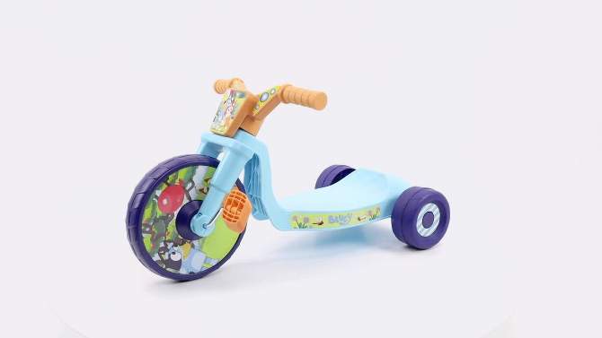 Bluey 10&#34; Fly Wheel Kids&#39; Tricycle with Electronic Sound, 2 of 9, play video