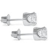 Pompeii3 1.25Ct Round Brilliant Cut Natural Diamond Stud Earrings in 14K Gold Classic Setting - 3 of 4