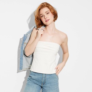 Women's Slit Hem Tube Top - Wild Fable™ - 1 of 3