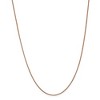 Black Bow Jewelry 1mm, 14k Rose Gold, Box Chain Necklace - 2 of 4