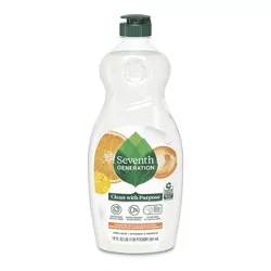 Seventh Generation Dish Liquid Soap - Lemongrass & Clementine