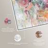 Art Remedy Doll Memories - Secret Green Floral Colorful Pastel Abstracts Framed - 4 of 4