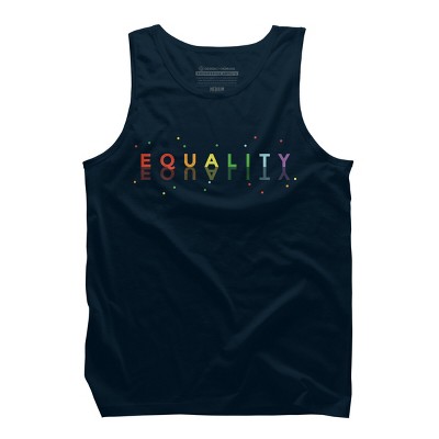 Adult Design By Humans Equality Reflection Pride Awareness By RandomDudeArt Tank Top