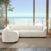 Christopher Knight Home Isolde Contemporary 104" 4-Seater L-Shaped Boucle Upholstery Curved Sectional Sofa Beige - 2 of 4
