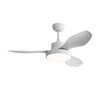TOBILI 47 Inch Ceiling Fan with 22W LED Light and 6 Speeds Reversible DC Motor White for Living Room Bedroom - 3 of 4