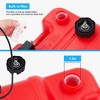 Portable Marine Gas Can, Large Capacity Boat Fuel Tank, With Line, I-Shaped Handle, Red - 4 of 4