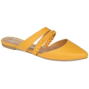 Journee Collection Womens Olivea Slip On Almond Toe Mules Flats - 1 of 4