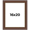 PosterPalooza | Traditional Brown Picture Frame - UV Acrylic, Foam Board Backing, Hanging Hardware - 2 of 4