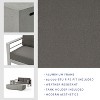 GDFStudio Crested Bay Outdoor Aluminum Loveseat and Fire Pit Set - 4 of 4