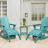 TackView HDPE Adirondack Ottoman Footrest - Weather Resistant Outdoor Footstool for Porch Pool Lawn Backyard - 2 of 4
