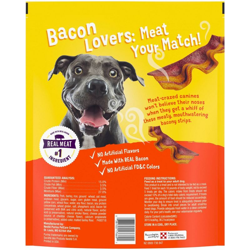 Purina Beggin' Strips Training Treats Bacon & Cheese Flavors Dog Treats, 3 of 11