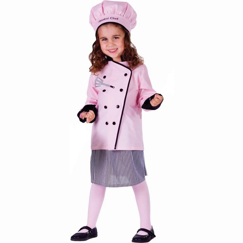 Dress Up America Chef Costume - Girls Master Chef Costume Set, 1 of 4