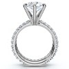 Pompeii3 Certified 5.40Ct Pear Engagement Ring Wedding Band Set 14k Gold/Pt Lab Created - 2 of 4