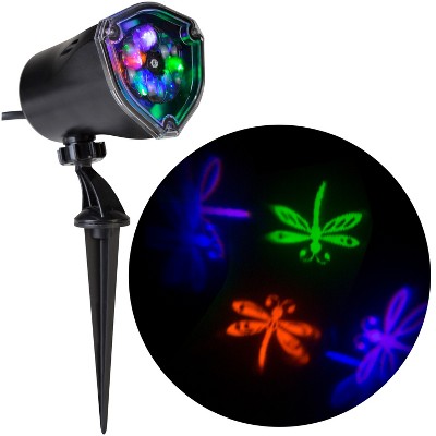 Gemmy Lightshow Projection Whirl A Motion Dragonflies (Purple/Blue/Green/Orange) , Multicolored