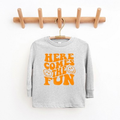 The Juniper Shop Here Comes The Fun Puff Print Youth Long Sleeve Tee