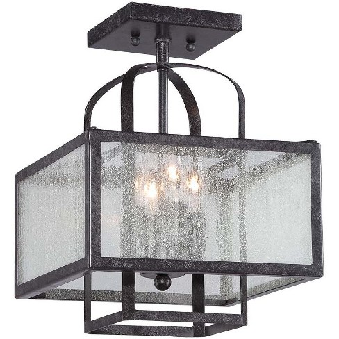 Minka Lavery 4876 283 4 Light 11 Wide Semi Flush Ceiling Fixture