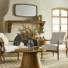 Boucle Upholstered Accent Arm Chair with Brass Details - Natural/Aged Oak - Hearth & Hand™ with Magnolia: Farmhouse Style, Target Exclusive - 2 of 4