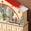 Gulches Wooden Christmas Advent Calendar House with 24 Drawers &  Lights - Battery Operated Holiday Countdown Decor for Home - 3 of 4