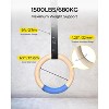 Wooden Gymnastic Rings for Home Gym, with Scale-Stamped Non-Slip Straps for Full Body Training 1.25" (28MM) Rings & Straps one size - 2 of 4