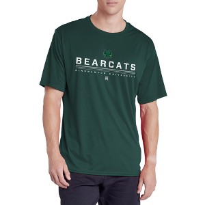 Binghamton University Lines Collegiate Men's Sport Active T-Shirt, Hunter Green, 2X-Large - 1 of 4