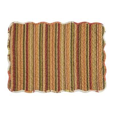Autumn Leaves Cotton Quilted Reversible Placemats Set of 6