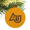Adelphi University Primary Logo Wood Christmas Tree Holiday Ornament - 4 of 4