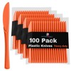 Exquisite Heavy Duty Solid Color Disposable Plastic Knives - 100 Ct. - 2 of 4