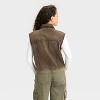 Women's Denim Oversized Trucker Vest - Wild Fable™ - 2 of 3