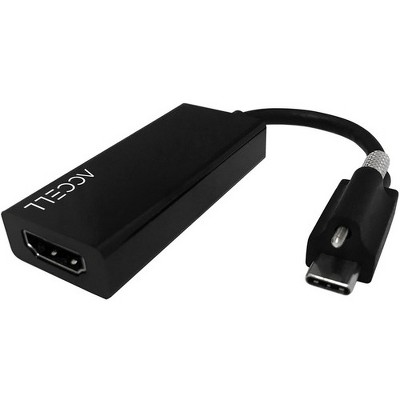 Accell USB-C to HDMI 2.0 Adapter - CEC Enabled - 1 x HDMI Female Digital Audio/Video - 1 x Type C Male USB