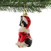Kurt S. Adler 3.5 Inch Dog In Santa Suit Christmas Best Friend Tree Ornaments - 3 of 3
