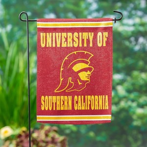 Evergreen NCAA University of Southern California Garden Suede Flag 12.5 x 18 Inches Indoor Outdoor Decor - 1 of 1