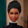 Barbie Inspiring Women Doll, Ida B. Wells Collectible with Blue Dress & Newspaper - 3 of 4