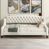 Lycvki Modern Luxury Tufted Button Daybed Frame - 2 of 4