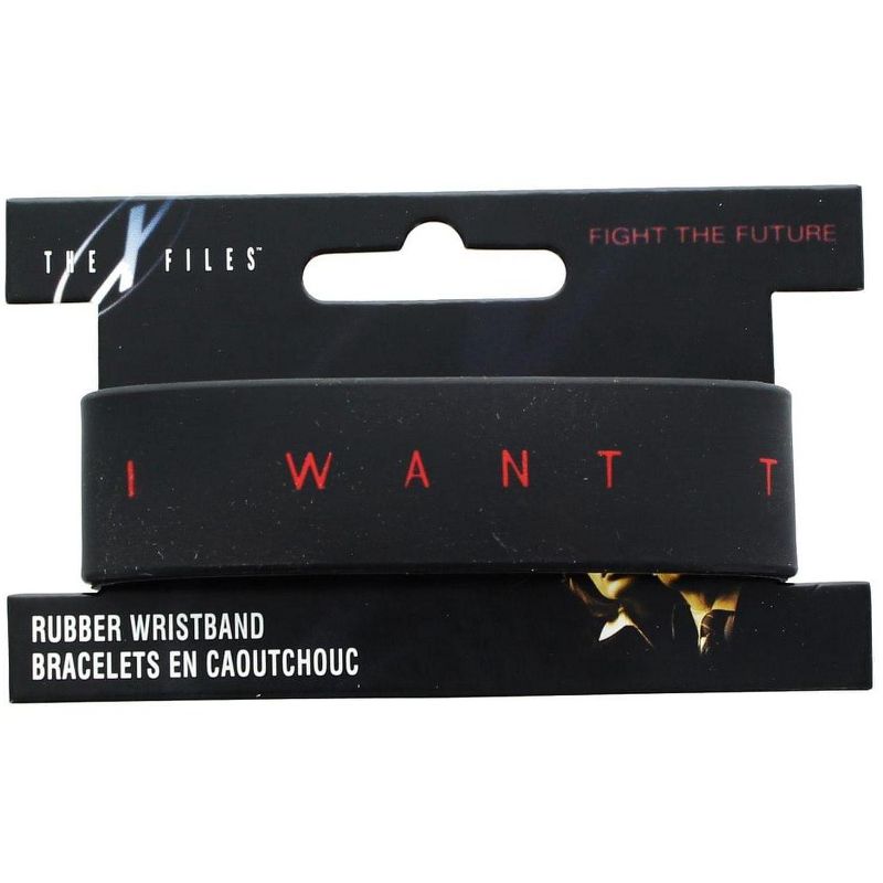 The X Files" I Want to Believe" Rubber Wristband, 3 of 4