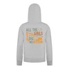 Everyday Kids All the Girls Dig Me Boys Zip Up Hoodie – Funny Construction Truck Sweatshirt - 3 of 4