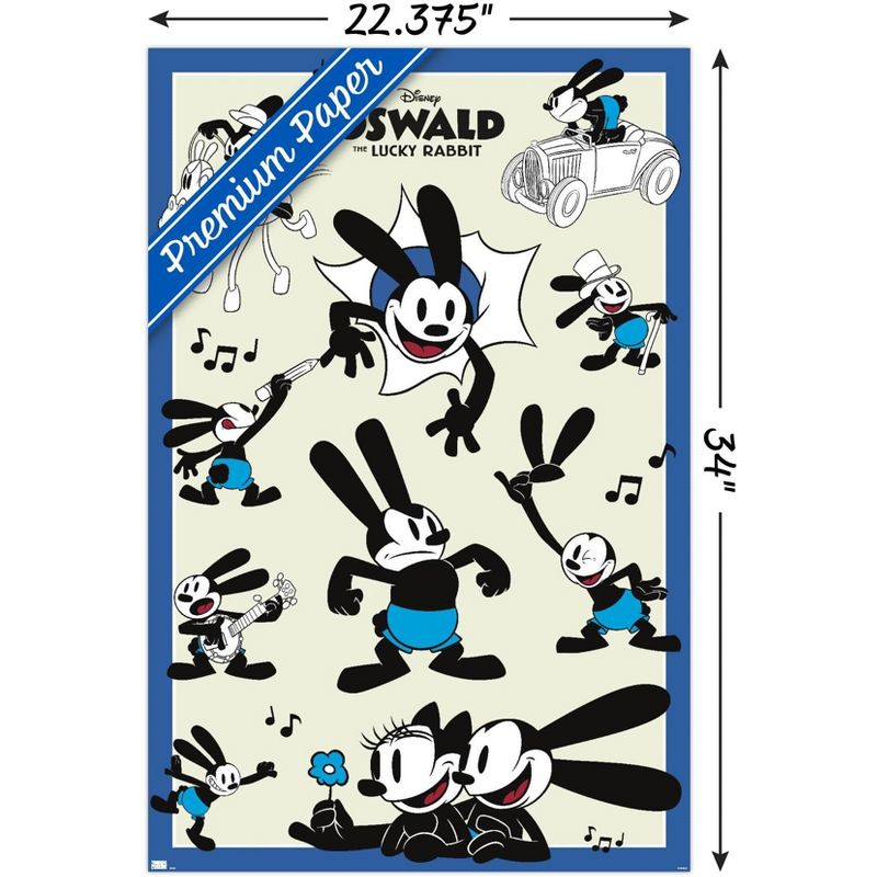 Trends International Disney 100th Anniversary - Oswald The Lucky Rabbit Unframed Wall Poster Prints, 3 of 7