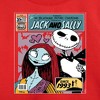 Disney The Nightmare Before Christmas Cropped Long Sleeve Crew Neck Sweatshirt - Red - X-Large - 2 of 3