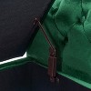 Velvet Multifunctional Storage Rectangular ottoman bench with 1 Pillow, Dark Green, Emerald - 3 of 4