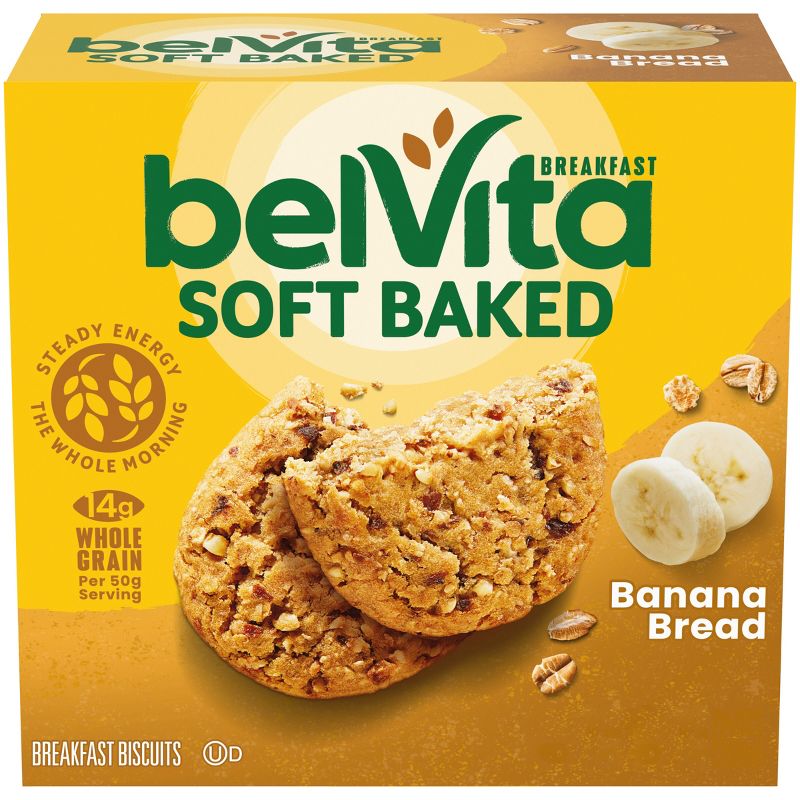 belVita Soft Baked Banana Bread Breakfast Biscuits - 8.8oz/5ct, 1 of 21