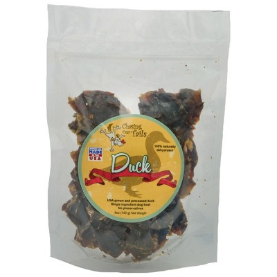 Chasing Our Tails Dehydrated Duck Jerky Single Ingredient for Dogs 5 oz