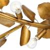 Progress Lighting, Laurel Collection, 7-Light Chandelier, Gold Ombre, Handcrafted Leaves, Steel - 3 of 3