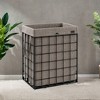 Laundry Hamper, 23.8 Gal. (90L) Laundry Basket, Collapsible Clothes Hamper, Removable and Washable Liner for Bedroom Bathroom - 4 of 4
