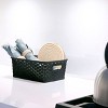 Blush Pink Y-Weave Storage Basket, Extra Small