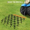TROPOW Heavy Duty Chain Drag Harrow Tines Compatible with Tractors ATV UTV Lawn Tractor Attachments for Leveling, Grading, Breaking Up Soil - 3 of 4