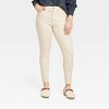 Women's High-Rise Skinny Jeans - Universal Thread™ White - image 4 of 4